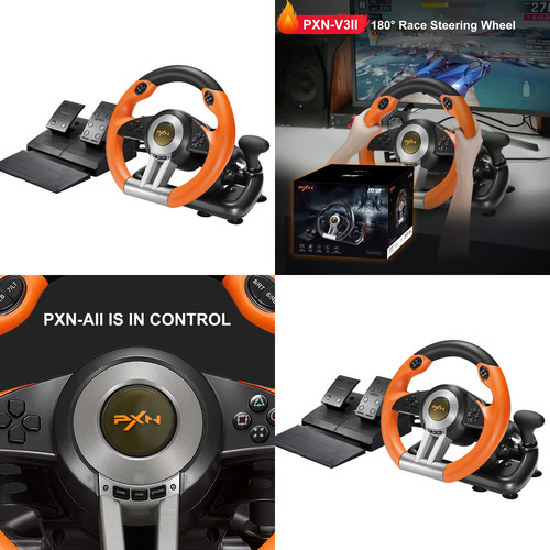 Volante simulador carreras - simulador,